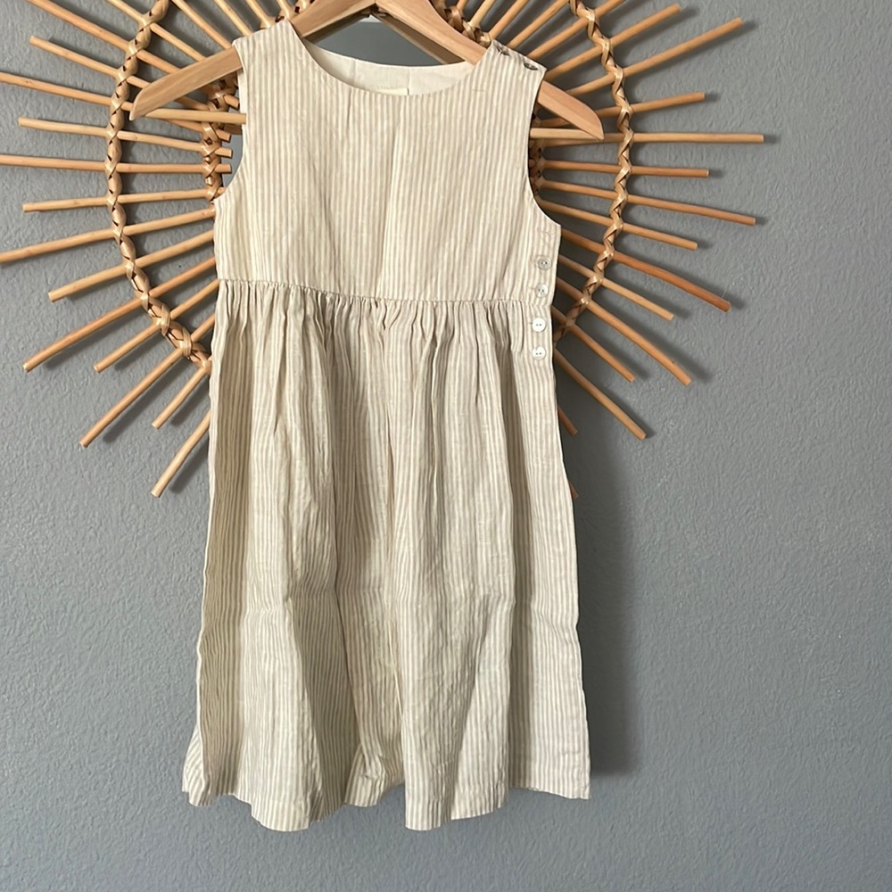 Girls linen dress